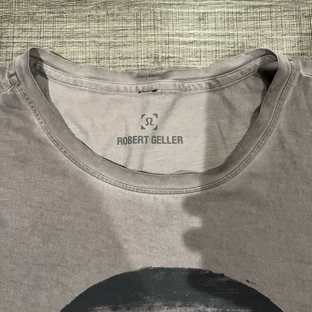 Lululemon x Robert Geller Shirt Men's Large Graphic Print Short Sleeve - Picture 3 of 6